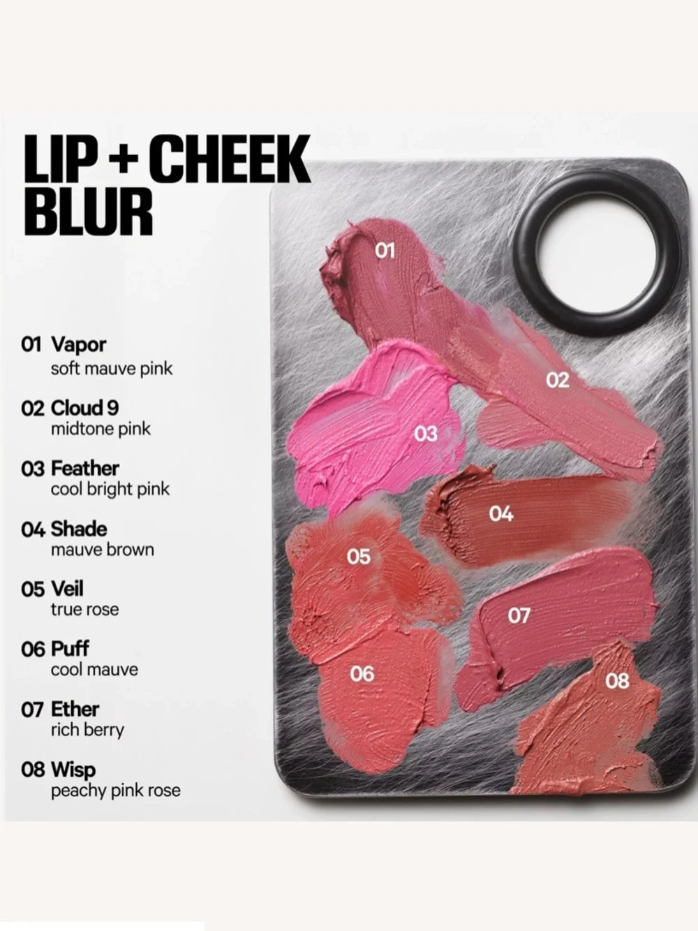 Lip + Cheek Cream Blush Stick and Lip Color (Blurred Finish)